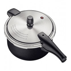 Panela 6 Litros 24cm De Pressão Vancouver Tramontina Alumínio Revestimento Antiaderente